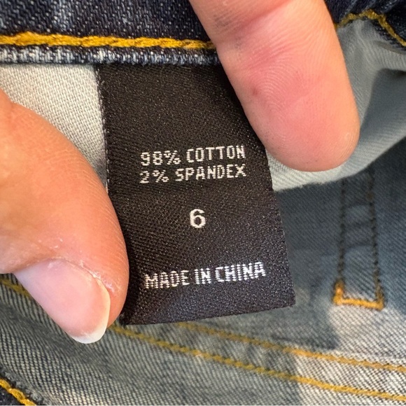 VS Victoria Secret Low Rise 5 Denim Blue Jeans Wmn’s Sz 6 - Picture 8 of 10